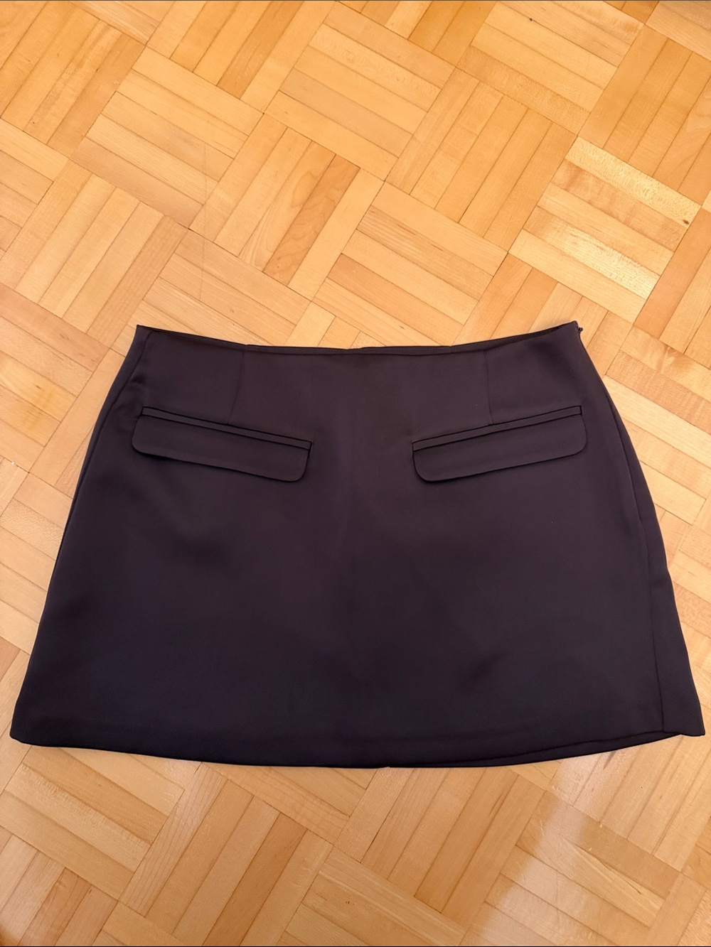 Dynamite Brown Satin skirt